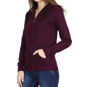 Custom Made <b>Top</b> Selling Women's Lightweight Zip-Up Hoodie Quick-Dry Casual Street Wear Front Logo Hoodies <b>Winter</b> OEM Service - Product Image 1