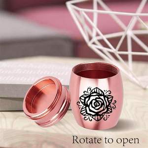 โกศใส่เถ้ากระดูกรูปกุหลาบโกศใส่เถ้ากระดูกรูปผีเสื้อโกศใส่เถ้ากระดูกสแตนเลสสำหรับพ่อมนุษย์กำหนดขนาดเองได้ - Product Image 5