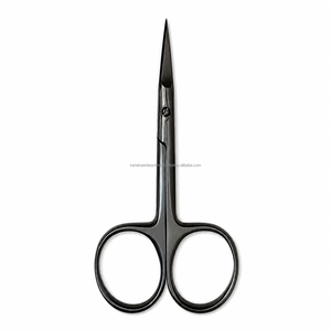 Ciseaux à cuticules professionnels en titane doré, acier inoxydable, pointe droite et aiguisée, outil de beauté pour la manucure - Product Image 4
