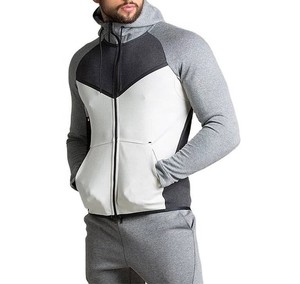 Ensembles décontractés pour hommes de qualité supérieure survêtement à capuche léger 100% coton personnalisé en gros impression personnalisée pantalon de survêtement bas - Product Image 5