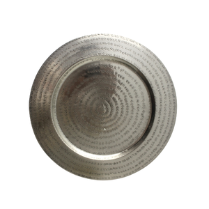 Plaque murale décorative suspendue en fer, nickelée et couleur argent naturel, petite taille, peinture et arts muraux - Product Image 6