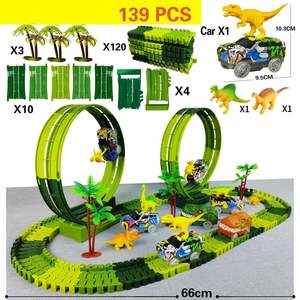 Ensemble de circuits pour véhicules électriques, jouets scientifiques et d'ingénierie sur le thème des dinosaures - Product Image 6