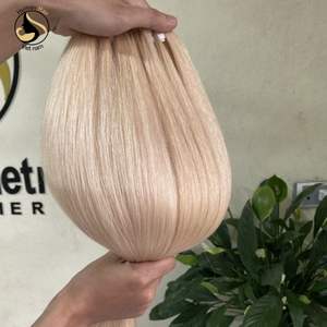 Pelo virgen con cutícula, la mejor calidad, pelo rubio liso de doble estiramiento, mechones de pelo vietnamita sin procesar - Product Image 5