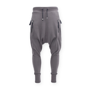 Pantalones Deportivos de Hombre con Entrepierna Caída, 100% Algodón, Holgados, Transpirables, Casuales, Lisos, para Ropa Deportiva y Urbana, Novedad 2025 - Product Image 4