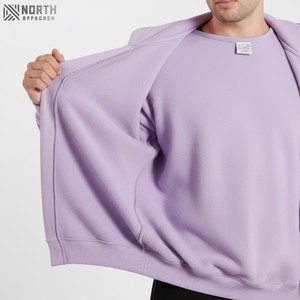 Nouveau 2025 sweat à capuche surdimensionné hommes 100% coton Logo personnalisé lourd polaire sweat à capuche surdimensionné pour hommes lavage à l'acide sweat à capuche réversible - Product Image 6