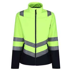 Chaqueta Softshell de Seguridad para Hombre, Cinta Reflectante, Alta Visibilidad, Fluorescente, Personalizada, Precio al por Mayor, Chaquetas Softshell para Hombre - Product Image 3