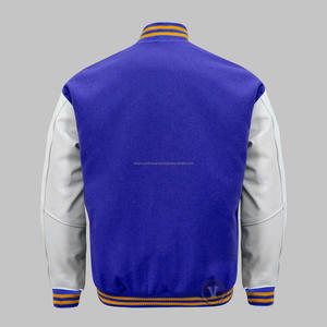 Vestes letterman personnalisées vestes en cuir de laine vestes universitaires - Product Image 3