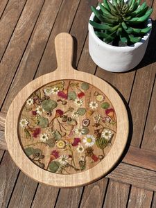 Luxury TQC Disposable Pizza Board with Stylish Wooden Handle Low Price Pizza Stand & Peel <b>Set</b> - Product Image 4