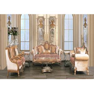 Conjunto de sofás tallados a mano para el hogar, juego de sofás de 7 plazas de estilo europeo, moderno, para sala de estar tallada a mano real - Product Image 1
