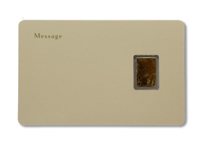Carte de visite de luxe moderne en forme de lingot avec placage or pur, artisanat noir personnalisé, certifiée par la Monnaie japonaise, sur commande - Product Image 6