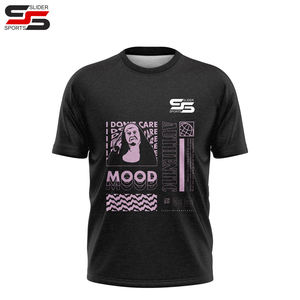 เสื้อทีเชิ้ตผู้ชายลายปักพลอยเทียมขนาดใหญ่พิเศษซักได้ตามต้องการ - Product Image 5