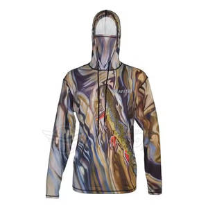Sudaderas CON CAPUCHA DE PESCA ligeras de alta calidad para hombres Nuevas sudaderas con capucha de pesca con cordón al aire libre - Product Image 4