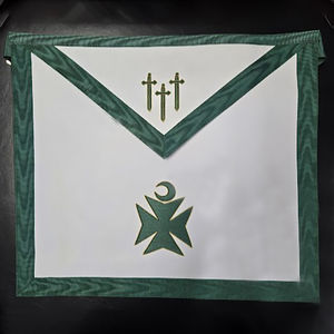 A.M.D. Delantal de grado de Caballero de Constantinopla bordado a mano de alta calidad hecho a medida 2025 delantales de diseño masónico personalizados - Product Image 6