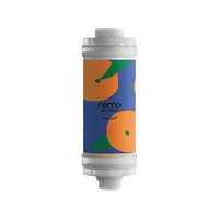 Filtre de douche en plastique NEMO coréen 24 parfums, à changement automatique, Vitamine C 800X, élimination du chlore résiduel, 2 étapes, usage domestique