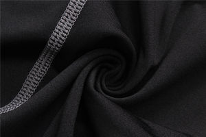 Camiseta Deportiva de Poliéster para Hombre, Transpirable, de Compresión, para Gimnasio, Running, Fitness, Entrenamiento, Culturismo, con Decoración de Malla Frontal - Product Image 3