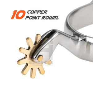 Espuelas de Caballo de Acero Inoxidable de Alta Calidad al por Mayor, Nuevo Diseño Personalizable, Precio Económico, Mild Rowel Alexandria Industries - Product Image 3