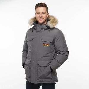 Veste d'aviateur en duvet de canard de qualité supérieure, marques de luxe, 90% duvet de Canada, résistante au vent, pour temps extrêmement froid - Product Image 3