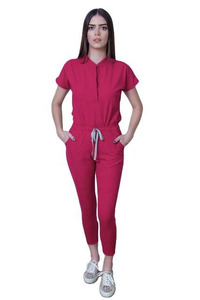 Venta al por mayor de alta calidad Scrub enfermera Jogger estiramiento Scrub traje médico uniformes conjuntos de moda uniformes de enfermería para mujer - Product Image 6