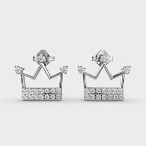 Pendientes de Oro con Diamantes para Mujer, Joyería de Moda con Caja de Regalo Personalizada - Product Image 3