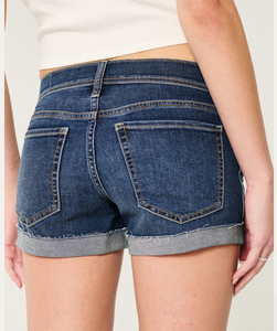 Shorts décontractés pour femmes OEM, coupe régulière personnalisée, séchage rapide, anti-froissement, respirant, spandex/coton, poches, taille basse, taille basse - Product Image 2