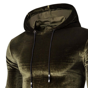 Tout nouveau velours velours sweat à capuche automne nouveau décontracté Hip Hop hommes sweats à capuche hommes sweats pull pour garçons - Product Image 3