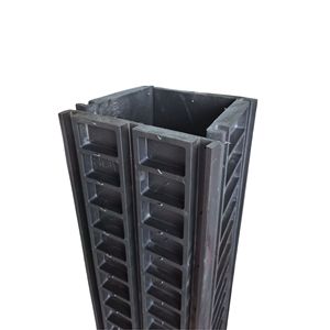 แบบหล่อเสาพลาสติก PE คุณภาพสูง น้ำหนักเบา แข็งแรง ปรับขนาดได้ 15x15x350 ซม. ใช้ซ้ำได้สำหรับการขึ้นรูปเสา - Product Image 4