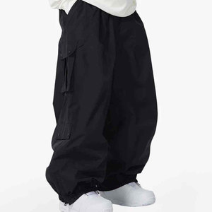 Pantalones de Esquí Casuales Ligeros con Forro Cálido, Diseño Transpirable y Resistente al Viento, Protección Contra el Frío, Equipo para la Nieve, Uso Diario, Cierre de Botones - Product Image 1