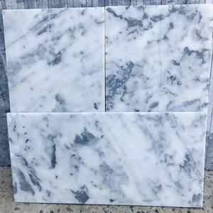 Baldosa de Mármol Blanco Natural, Tamaño Personalizado, Alta Calidad, Baldosa de Mármol Blanco Chino para Piso y Pared, Losa Decorativa de Piedra Pulida - Product Image 3