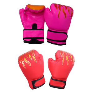 ถุงมือชกมวยสำหรับเด็กผู้ชายและเด็กผู้หญิง12ออนซ์และ14ออนซ์ถุงมือฝึกหนังพร้อมแผ่นรองมือสำหรับเด็ก - Product Image 4