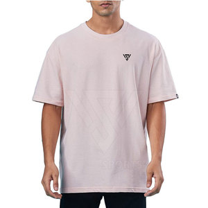 เสื้อคอกลมแขนสั้นของผู้ชายเสื้อคอตตอน/เยื่อไผ่ผ้าคอตตอนพิมพ์ลายเนื้อแข็งดีไซน์ดี - Product Image 1