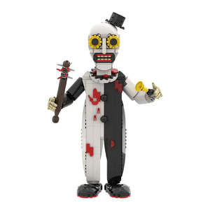 For <b>Lego</b> Moc Clown Terrifier 1:6 & 1:8 Scale <b>Building</b> <b>Blocks</b> Sets Children's Educational Toys Made of Plastic ABS Packaged Sets - Product Image 1