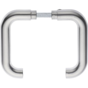 Paire de poignées de porte en acier inoxydable 103 F00 carrées de 10 mm par EDI - Product Image 1