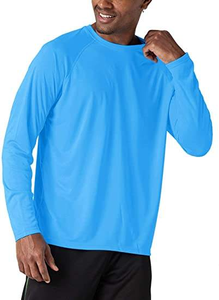 T-shirt à manches longues personnalisé, séchage rapide, léger, respirant, haut d'entraînement pour hommes - Product Image 2