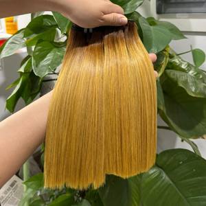 ผมต่อแบบชาวเวียดนามมนุษย์ผมตรงสีบลอนด์เข้มสีน้ำตาล - Product Image 2