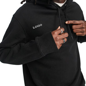 Sweat-shirts pour hommes surdimensionnés en gros, personnalisés, 350 g, poids lourd, respirants, en molleton, à manches longues, coupe ample, style décontracté - Product Image 4