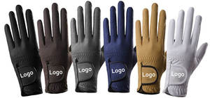 ถุงมือขี่ม้าหนังใส่ได้ทั้งชายและหญิงถุงมือขี่ม้าแบบเต็มนิ้วระบายอากาศได้ดีกันลื่นใส่สบายโลโก้ OEM - Product Image 2