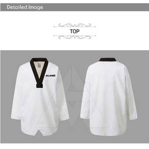 Kimono de Taekwondo de style moderne, confortable, en matériau durable, uniforme de Jiu Jitsu Taekwondo - Product Image 4