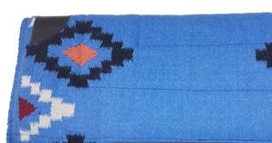 Tapis de selle occidental en laine indienne de couleur unie durable de haute qualité, portable personnalisable pour les courses de chevaux-fabriqué directement - Product Image 3