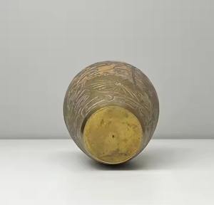 แจกันโลหะสไตล์วินเทจแบบพรีเมี่ยมสำหรับตกแต่งบ้านหรูหราจัดงานแต่งงานและของโบราณจากอินเดีย - Product Image 5