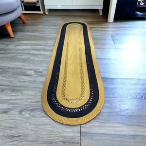 Excellent Jute Rug Custom Rectangle Braided <b>Runner</b> Rug For Home Decor Office Hallway Custom Size Available - Product Image 2