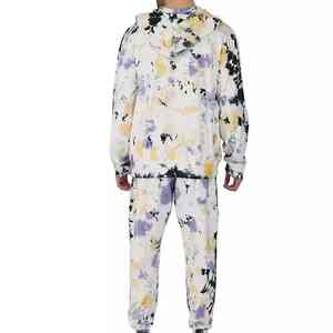 Fabricante Hombres Tie Dye Chándal Ropa de invierno Último diseño Tallas grandes Aceptamos embalaje personalizado Chándal de material suave para hombres - Product Image 5