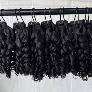 Lots de Cheveux Humains Bouclés et Volumineux du Cambodge, Cheveux Vierges Bruts Couleur Naturelle, Cuticules Alignées, Vente en Gros Direct Usine - Product Image 4