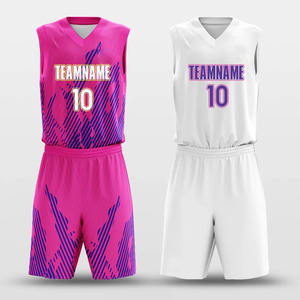 Baloncesto poliéster de alta calidad personalizado marca baloncesto uniformes camisetas impresas Reversible malla en blanco baloncesto Jersey - Product Image 3