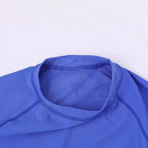 Por encargo Simple Color sólido Rash Guard Venta caliente MMA Rush Guard Ropa deportiva Rash Guards para hombres - Product Image 4