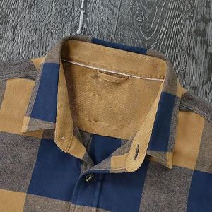 Camisas de franela personalizadas de diseño Premium para hombres Cómodas superventas Precio barato Venta caliente Camisas de franela de buena calidad - Product Image 2