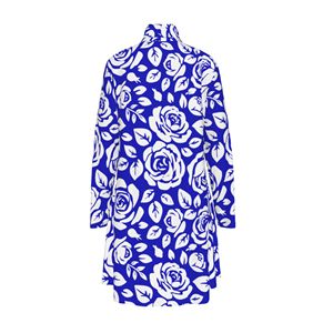 ชุดเดรสยาวถึงเข่าแบบทอผ้าคอสูงแขนยาว Zeta Phi Beta - Product Image 2
