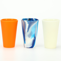 Gobelets en silicone 16 OZ Gobelets en silicone Fabricant de bouteille d'eau de sport Silicone