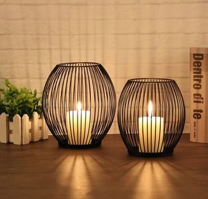 <b>Top</b> Seller Cage Style Wire Candle Holders Christmas Decorative Metal Unique Design Restaurant and Hotel Wedding Party Use Item - Product Image 4