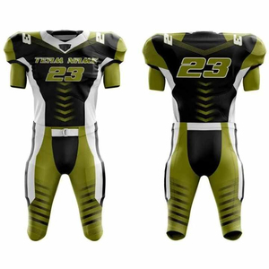 LUXIMORIAL SPORTS Premium Quality 100% <b>Polyester</b> American Football Uniform Breathable Comfortable Quick Dry Jersey <b>Shorts</b> Plus - Product Image 2