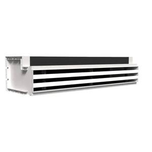 Grille d'aération dissimulée Aircontrol, version en plaques de plâtre, profil blanc, 3 aérations, L. 1500x100 mm - Product Image 1